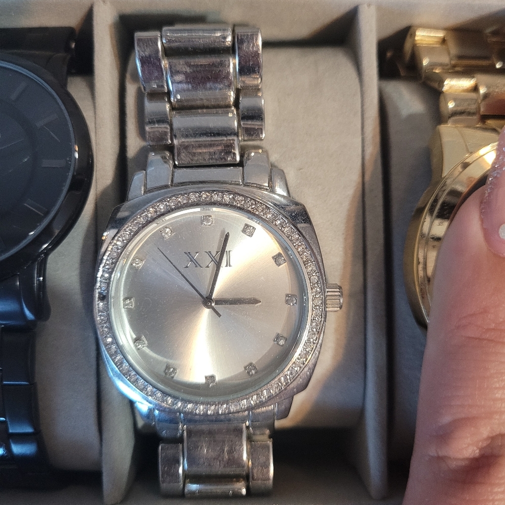 Silver watch